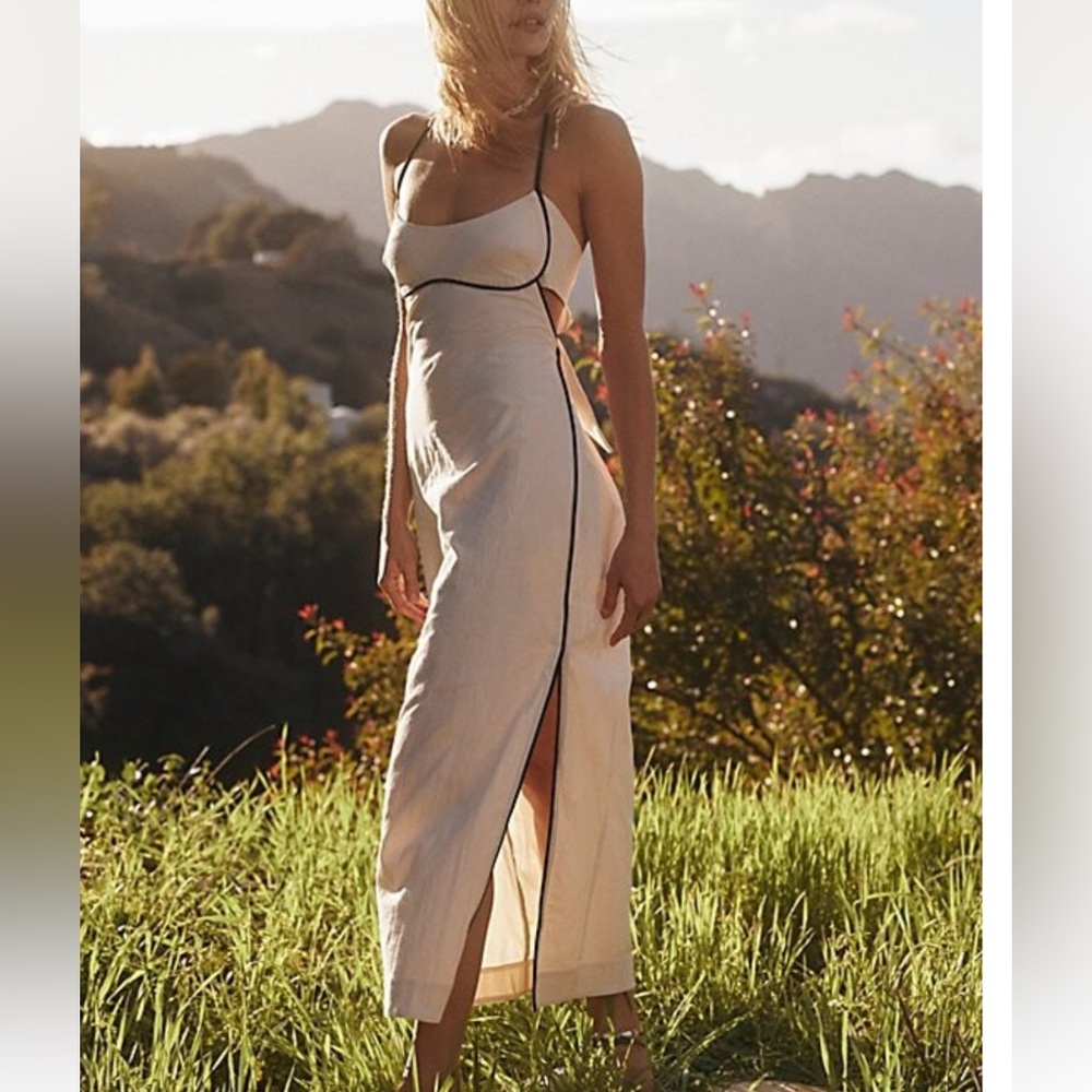 Free People Summer in Capri midi dress